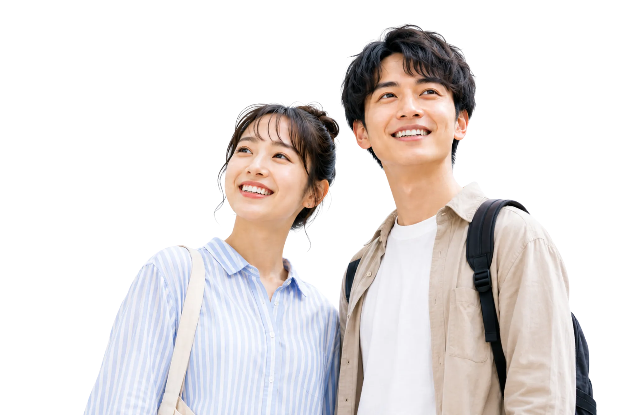 新しい仕事と住まいを探す男女
